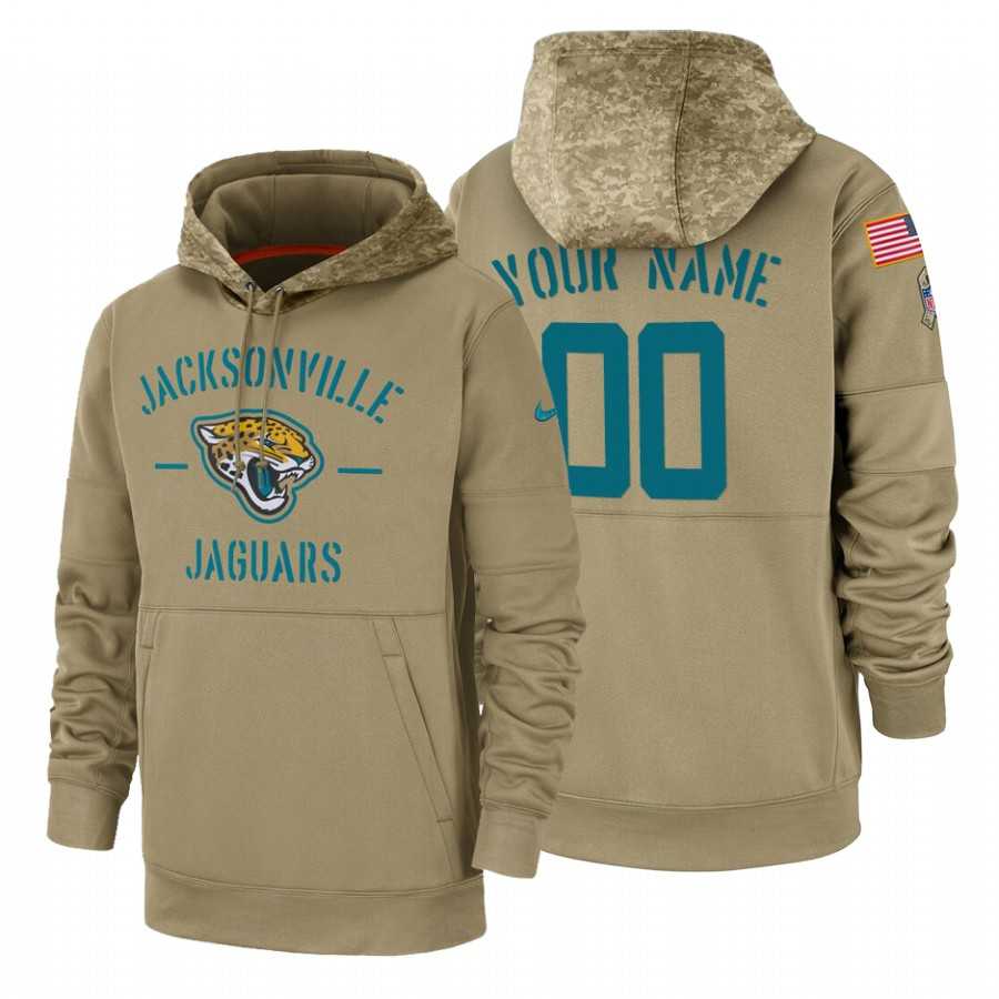 Jacksonville Jaguars Customized Nike Tan Salute To Service Name & Number Sideline Therma Pullover Hoodie,We sell and wholesale Jacksonville Jaguars Customized Nike Tan Salute To Service Name & Number Sideline Therma Pullover Hoodie on line form chian!